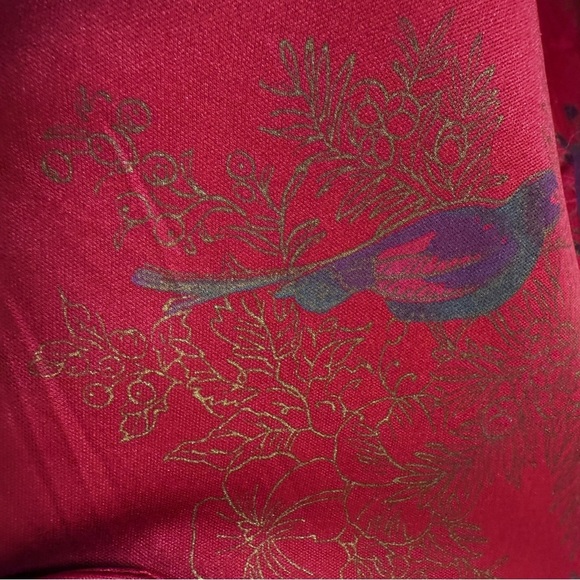 VTG 70s 80s Caribou Peasant Top Women’s Medium Maroon Butterflies Costume Prop‎ - Picture 8 of 14